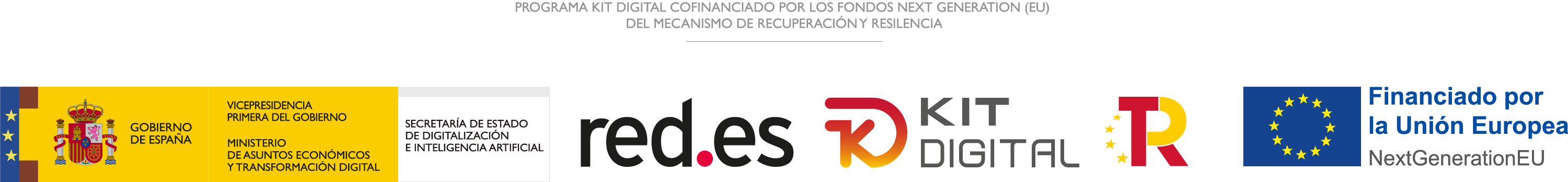 Logos Kit Digital Varios logos para acreditar la justificación para la subvención del kit digital.
